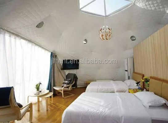 Nuovi arrivati da 4 a 6 persone 850g di tessuto in PVC Tenda alberghiera giardino di lusso Igloo Dome