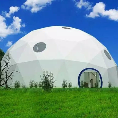 vendita calda tessuto PVC trasparente festa di nozze campeggio tenda domo geodesica casa