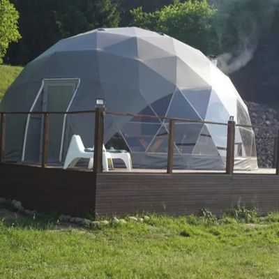 luxe bianca all'aperto impermeabile campeggio hotel safari tenda cupola per resort