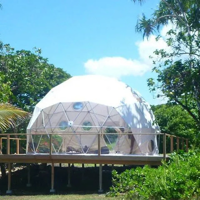 luxe bianca all'aperto impermeabile campeggio hotel safari tenda cupola per resort