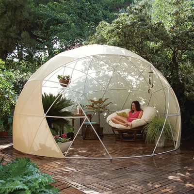 La tenda in PVC trasparente impermeabile copertura giardino igloo serra 360 cupola