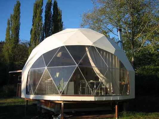 Luoghi di lusso con tenda a cupola geodetica