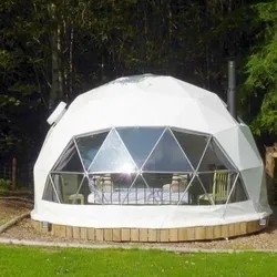 singolo riscaldato campeggio di lusso chiara cupola igloo eventi festa tenda produttore