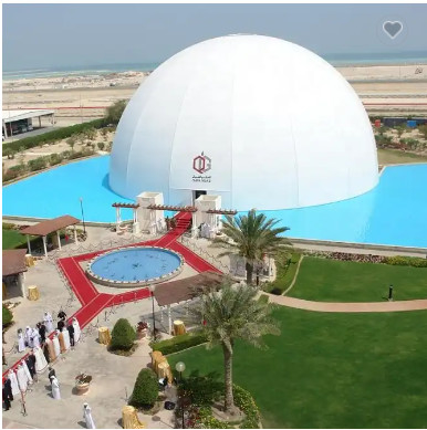 grande tenuta al di fuori di lusso impermeabile glamping 6m geodesica cupola hotel