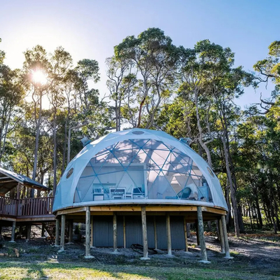 grande tenuta al di fuori di lusso impermeabile glamping 6m geodesica cupola hotel