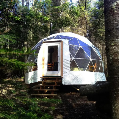 Tenda a cupola gonfiabile da 4 metri Tenda da campeggio all'aperto Igloo di lusso
