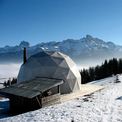 Tenda a cupola di igloo gonfiabile sferica grande ODM esterno geodesica