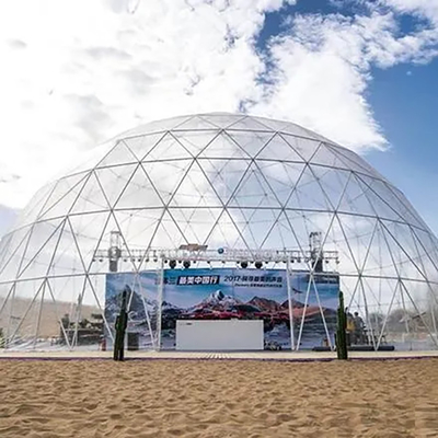 Tenda a cupola di igloo gonfiabile sferica grande ODM esterno geodesica