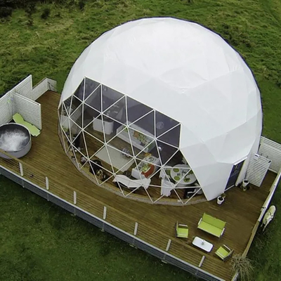 Tenda a cupola di igloo gonfiabile sferica grande ODM esterno geodesica