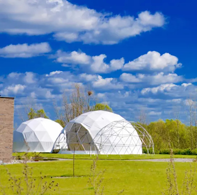 Tenda a cupola di igloo gonfiabile sferica grande ODM esterno geodesica