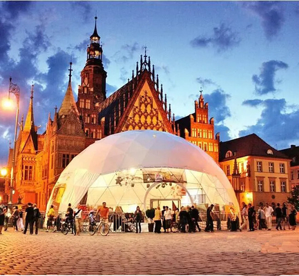 Circo tenda a cupola gonfiabile grandi tende da campeggio con copertura in PVC