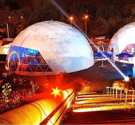 Circo tenda a cupola gonfiabile grandi tende da campeggio con copertura in PVC