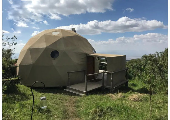 Tende a cupola gonfiabili trasparenti Tende geodesiche per campeggio per famiglie invernali