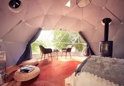 Igloo Glamping Geodesic Dome Tent Inverno PVC Tissu 2-10 Persone Vivere