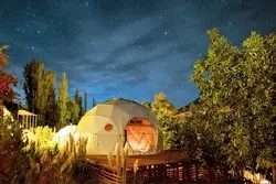 Igloo Glamping Geodesic Dome Tent Inverno PVC Tissu 2-10 Persone Vivere