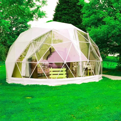 Tenda da campeggio con cupola geodetica di 9 m PVDF Gabric Outdoor PVC