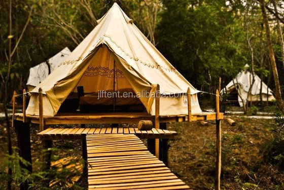Tenda da campeggio con cupola geodetica di 9 m PVDF Gabric Outdoor PVC