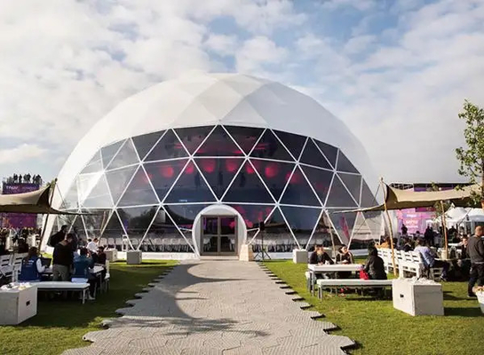 Tenda a cupola gonfiabile pesante 500 persone Tenda da campeggio impermeabile