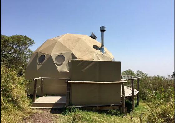 Tenda gonfiabile per l'inverno grande tenda gigante igloo geodetica