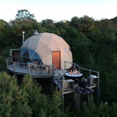 Decorazione alberghiera Tenda a cupola geodetica gonfiabile