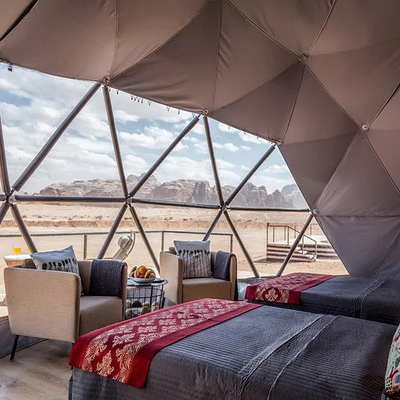 Decorazione alberghiera Tenda a cupola geodetica gonfiabile
