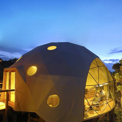 Dimensioni 10m Tenda a cupola gonfiabile Tenda a igloo gonfiabile Glamping Luxury Design