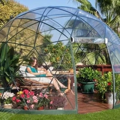 Dimensioni 10m Tenda a cupola gonfiabile Tenda a igloo gonfiabile Glamping Luxury Design