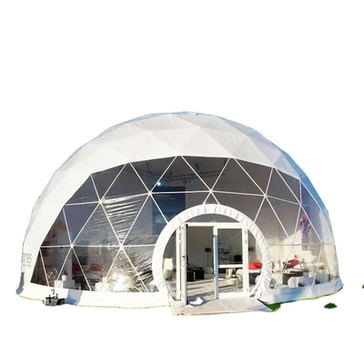 Decorazione di tende a cupola gonfiabile di lusso Tenda a cupola di vetro caldo trasparente
