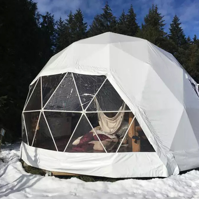 Decorazione alberghiera tenda gonfiabile a cupola rotonda geodetica prefabbricata