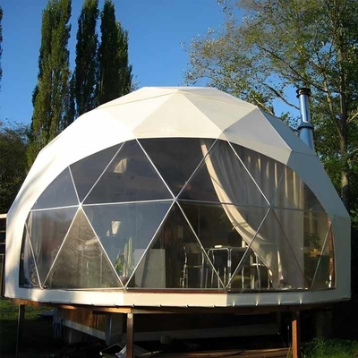Tenda a cupola gonfiabile impermeabile Casa di tenda a cupola geodetica a 6 metri personalizzata