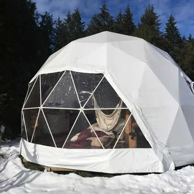 Tenda a cupola gonfiabile impermeabile Casa di tenda a cupola geodetica a 6 metri personalizzata