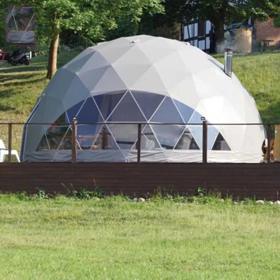 Campeggio 4 Stagione Tenda geodesica Domus Casa gonfiabile Trasparente