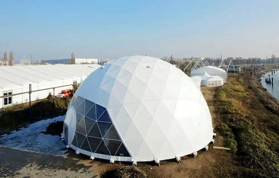 Hotel commerciale tenda a cupola gonfiabile circo 100 metri quadrati per eventi