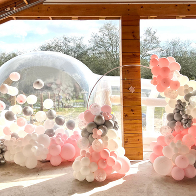 Festa per bambini Tenda a bolla Igloo Divertimento all'aperto Cristallo gonfiabile