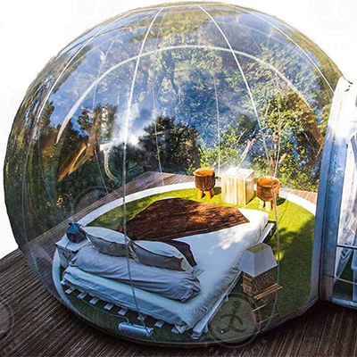 Fun House Gigante Chiara Tenda gonfiabile a bolla Crystal Igloo Dome Trasparente