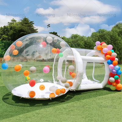 Evento PVC trasparente trasparente Pallone Casa rimbalzo Glamping Dome Tenda