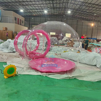 Casa gonfiabile gigante all'aperto Casa di bolle a cupola di cristallo Casa a palloncino