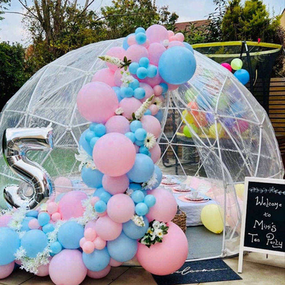 5m Casa gonfiabile con bolla Tenda all'aperto di lusso con soffiatore