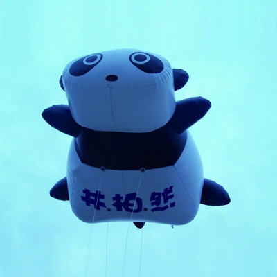 Balone gonfiabile panda gigante pubblicità panda gonfiabile in varie forme in vendita