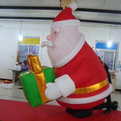 Bestseller Gigante personalizzato gonfiabile Babbo Natale personaggi pubblicitari gonfiabile uomo di Natale in varie forme in vendita