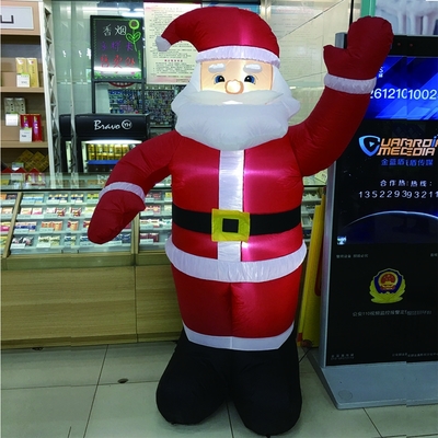 Bestseller Gigante personalizzato gonfiabile Babbo Natale personaggi pubblicitari gonfiabile uomo di Natale in varie forme in vendita