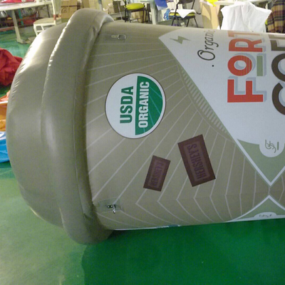personalizzato Giant per la pubblicità tazza da caffè gonfiabile per eventi promozionali personaggi mascotte