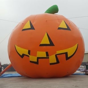 Parata all'aria aperta Pallone gonfiabile a elio di zucca per Halloween Pallone gonfiabile per il festival