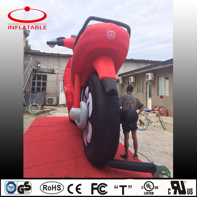 Motociclistica gonfiabile off-road gigante su misura per pubblicità gonfiabile all'aperto