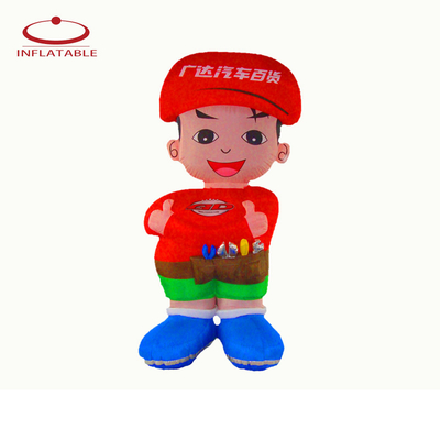 Mascotte dei cartoni animati gonfiabili in 3D