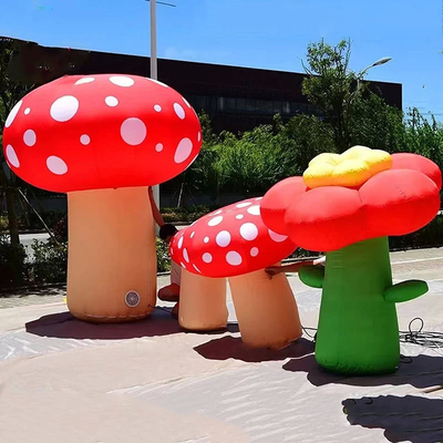 Funghi gonfiabili giganti a LED