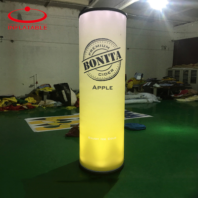 Modello di cilindro gonfiabile pilastro pubblicitario gigante personalizzato fabbrica OEM Branded Colonna gonfiabile palloncino tubo gonfiabile aria