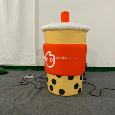 bottiglia di tè latte tazza di tè vincere bottiglia gonfiabile può personalizzato pubblicità gigante bottiglia gonfiabile tazza per evento di promozione