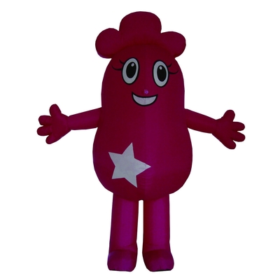 Mascotte dei cartoni animati gonfiabili