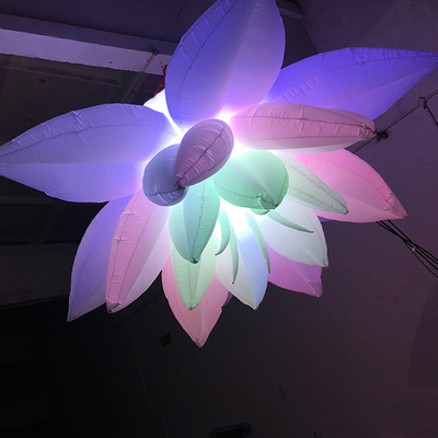 Luce LED gonfiabile personalizzata pubblicità fiori gonfiabili giganti